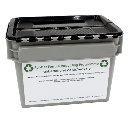 Recycling Box - Exclusively For Used Rubber Ferrules & Our Partnership Programme